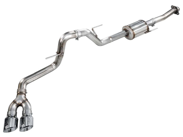 AWE Tuning 2015+ Ford F-150 0FG Dual Exit Performance Exhaust System w/5in Diamond Black Tips