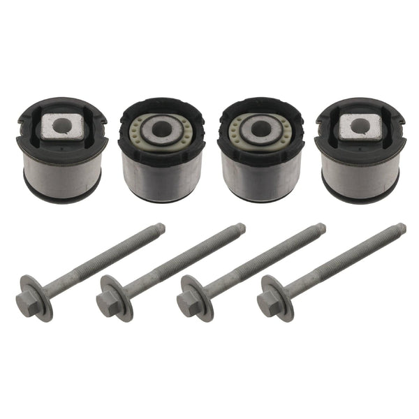 Febi Bilstein 43403 Axle Beam Mounting Kit - Rear Axle Mount With Screws For Ford & Volvo