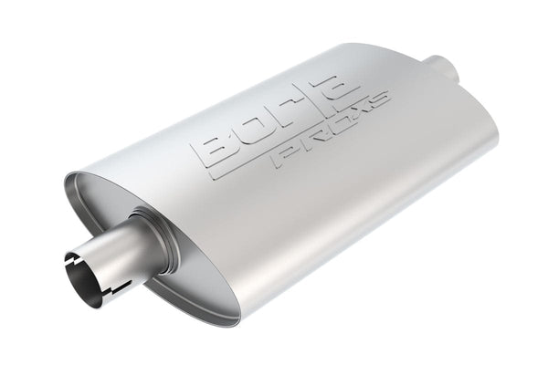 BORLA 40659 ProXS Universal Muffler - 2.5 Center Inlet/Outlet Oval Performance Muffler