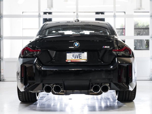 AWE Tuning 23-24 BMW G87 M2 SwitchPath Edition Exhaust - Diamond Black Tips