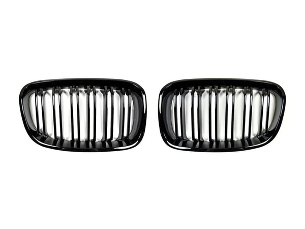 AutoTecknic Gloss Black Front Grille Set - E82 1-Series & 1M