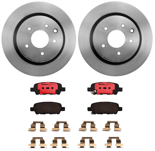 Detroit Axle Front Brake Kit - 320mm Rotors & Ceramic Pads For 2015-2020 Acura TLX