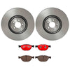 Brembo OE Front Brake Kit with Ceramic Pads 10-15 Jaguar XF (380mm)