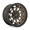 Fuel Wheels D696 Covert 18" 8x170 Matte Bronze Black Bead Ring - 18x9 et1 / 8x170 / cb125.1
