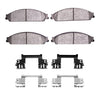 Dynamic Friction 2005-2009 Ford Taurus (Excl SHO) Front 5000 Advanced Ceramic Brake Pads and Hardware Kit