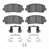 R1 Concepts 14-17 Jeep Cherokee Front Ceramic Brake Pads and Hardware Kit