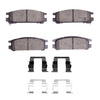 R1 Concepts 90-94 Subaru Legacy Rear Semi Met Brake Pads and Hardware Kit