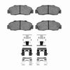 R1 Concepts 91-02 Acura RL Front Semi Met Pads & Hardware Kit
