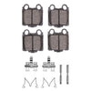 R1 Concepts 98-10 Lexus Sc430 Rear Semi Met Brake Pads and Hardware Kit