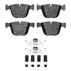 R1 Concepts 10-19 BMW X6 Rear Semi Met Pads & Hardware Kit