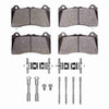 R1 Concepts 16-18 Ford Focus Front Semi Met Pads & Hardware Kit