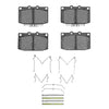 R1 Concepts 86-91 Mazda RX-7 Front Optimum OE Pads & Hardware Kit