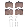 R1 Concepts 88-93 Ford Festiva Front Optimum OE Pads & Hardware Kit