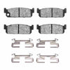 Dynamic Friction 1990-1993 Infiniti Q45 Rear 4000 HybriDynamic Brake Pads and Hardware Kit