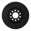R1 Concepts 99-04 Audi A6 Quattro Front Right Drilled Black Brake Rotor