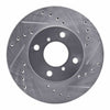 R1 Concepts 1999-2007 Suzuki Esteem Front Right Drilled & Slotted Silver Brake Rotor