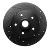 R1 Concepts 79-85 Volkswagen Type 2 Front Right Drilled & Slotted Black Brake Rotor