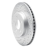 R1 Concepts 1988-1991 BMW M3 Front Left Drilled & Slotted Geoperformance Rotor