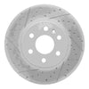 R1 Concepts 2015-2020 Chevrolet Colorado Front Left Drilled & Slotted Geoperformance Rotor
