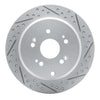 R1 Concepts 2005-2018 Acura RDX Rear Right Drilled & Slotted Geoperformance Rotor