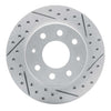 R1 Concepts 1988-2007 Dodge Colt Front Right Drilled & Slotted Geoperformance Rotor