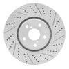 R1 Concepts 2007-2011 Lexus GS350 Right Front Drilled & Slotted Geoperformance Rotor