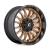 Fuel Wheels D797 ARC 20" 6x139.7 Platinum Bronze With Black Lip - 20x9 et01 / 6x139.7 / cb106.1
