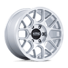 KMC Wheels KM730 Hatchet 17" 6x135 Gloss Silver W/ Machined Face - 17x8.5 et0 / 6x135 / cb87.1 (27 lbs)