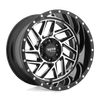 Moto Metal Wheels MO985 Breakout 20" 8x165.1 Gloss Black Machined - 20x10 et-18 / 8x165.1 / cb125.1 (42.3 lbs)