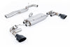 Milltek Cat Back Exhaust - Audi MK3 TT-RS - Non-Resonated (Louder) / Cerakote Black Tips
