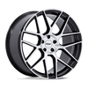 TSW Lasarthe 17" 5x112 Gloss Black Machined - 17x8 et35 / 5x112 / cb66.56 (18.61 lbs)