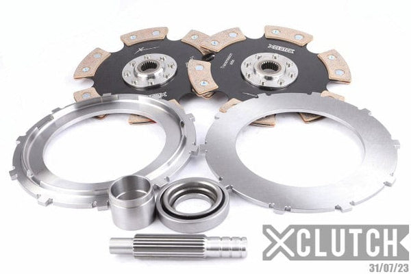 XClutch 8in Twin Sprung Ceramic Multi-Disc Clutch Service Pack | Subaru (XMS-200-SU01-2B-XC) main image 1