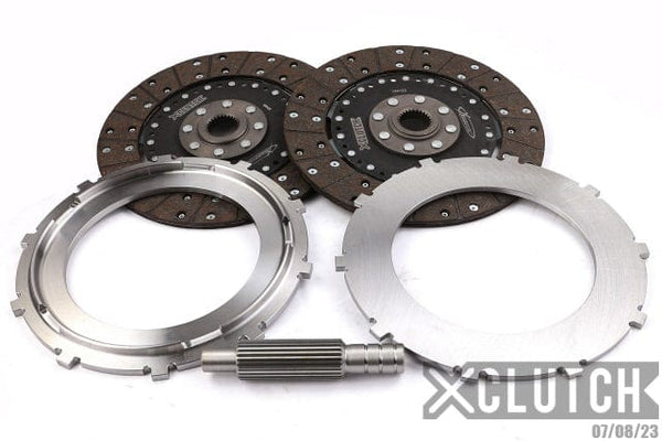 XClutch 9in Twin Solid Organic Multi-Disc Clutch Service Pack | Mitsubishi (XMS-230-MI01-2G-XC)