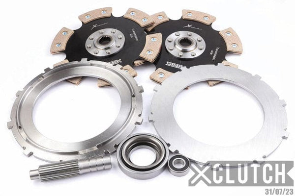 XClutch 8in Twin Sprung Ceramic Multi-Disc Clutch Service Pack | Nissan (XMS-200-NI01-2B-XC) main image 1