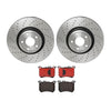 Brembo OE Front Brake Kit with Ceramic Pads 15-16 Mercedes SL400/17-20 SL450/13-20 SL550 (342mm)