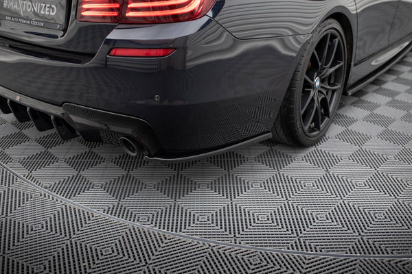 BMW F10/ F11 5-Series 3D Design M-Sport Carbon Fiber Under Splitter Set main image 0