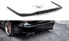 Maxton Design Central Rear Splitter - (With Vertical Bars) Leuxs Ls Mk4 Facelift - Gloss Black