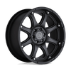Black Rhino Wheels Glamis 18" 5x127 Matte Black - 18x9 et-12 / 5x127 / cb78.1 (33.5 lbs)