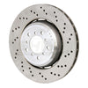 SHW Performance 08-13 BMW M3 4.0L Right Front Cross-Drilled Lightweight Brake Rotor (360x30mm)
