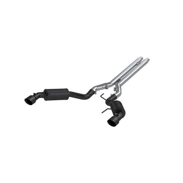 MBRP 15 Ford Mustang GT 5.0 Convertible T409 3in Cat Back Dual Split Rear Exit (Street Version)
