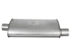 aFe Scorpion Replacement Alum Steel Muffler Double Layer 2-1/2in In/Out Center/Offset 18inL x9inW