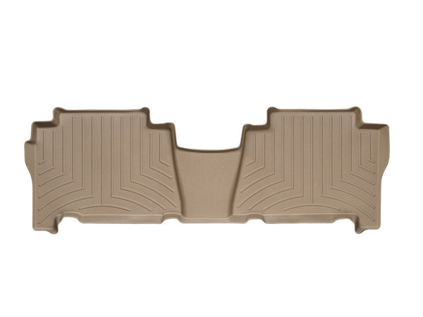 WeatherTech Custom Fit Rear FloorLiner For Kia Borrego - Tan Color, 2nd Row Laser-Measured Protection