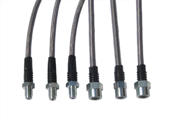 Blitech Blue Stainless Steel Brake Line Kit For BMW E30 1984-1991 – DOT Approved