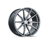 Vossen HF-3 20" 5x120 Gloss Graphite Polished - 20x9 et35 / 5x120 / cb72.56 (Flat)