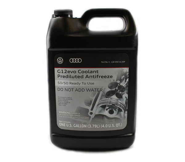 Coolant Antifreeze G12 EVO 50/50 Mix 1 Gallon (3.78 Liters) - VW/Audi