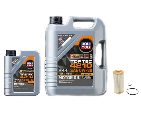 Oil Service Kit - Liqui Moly TopTec 4210 0w-30 - VW / Mk8 Golf R – UroTuning