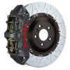 Brembo 6-Piston GT-S System (Front) - Mercedes-Benz / C63 AMG (non Black Series) (W204 / C204) - (405x34mm) / 2-Piece Slotted Type-3 / Black Hard Anodized (N-Style - Cast Monobloc Radial Mount)