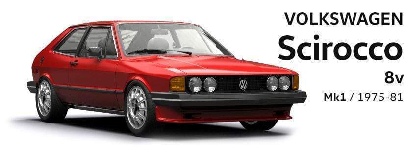 VW Scirocco Mk1 8v Performance and OEM Parts