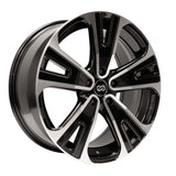 Enkei Wheels SVX 20" 5x120 Black w/ Machined Lip by Enkei 475-285-1240BKM