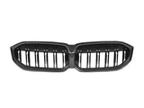 AutoTecknic Dry Carbon Fiber Dual-Slat Front Grille - G20 3-Series LCI by AutoTecknic ATK-BM-0620-DS-CF